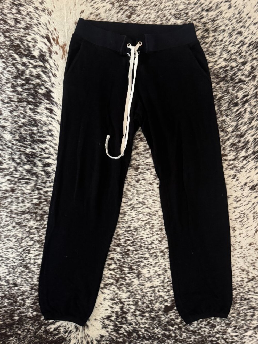 Monrow Black Jogger Sweatpants Women's XS
